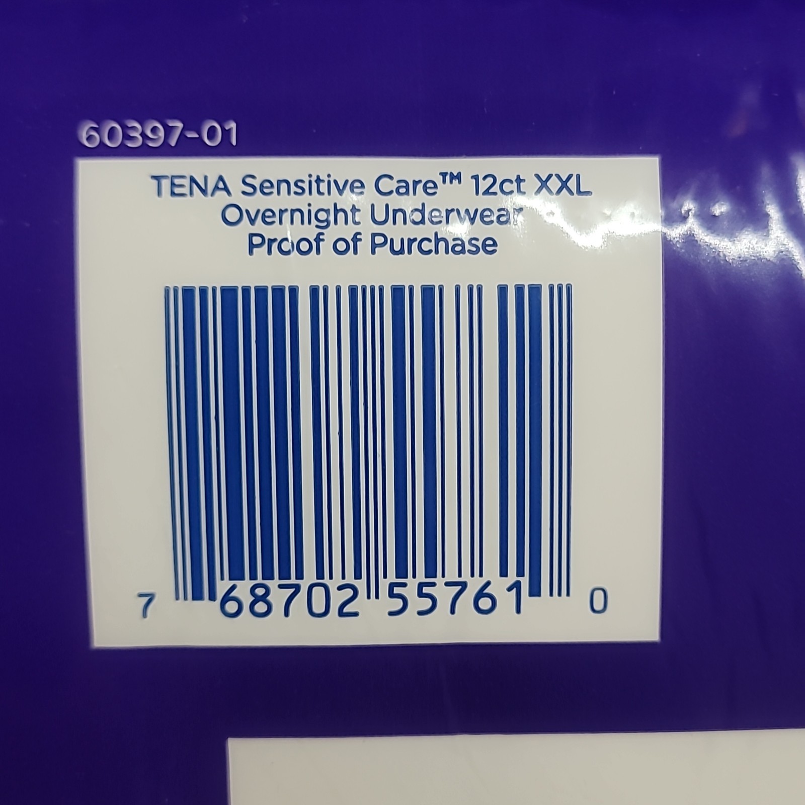 TENA XXL Sensitive Care Overnight Incontinence Underwear 24 Count- 2×12 ct.