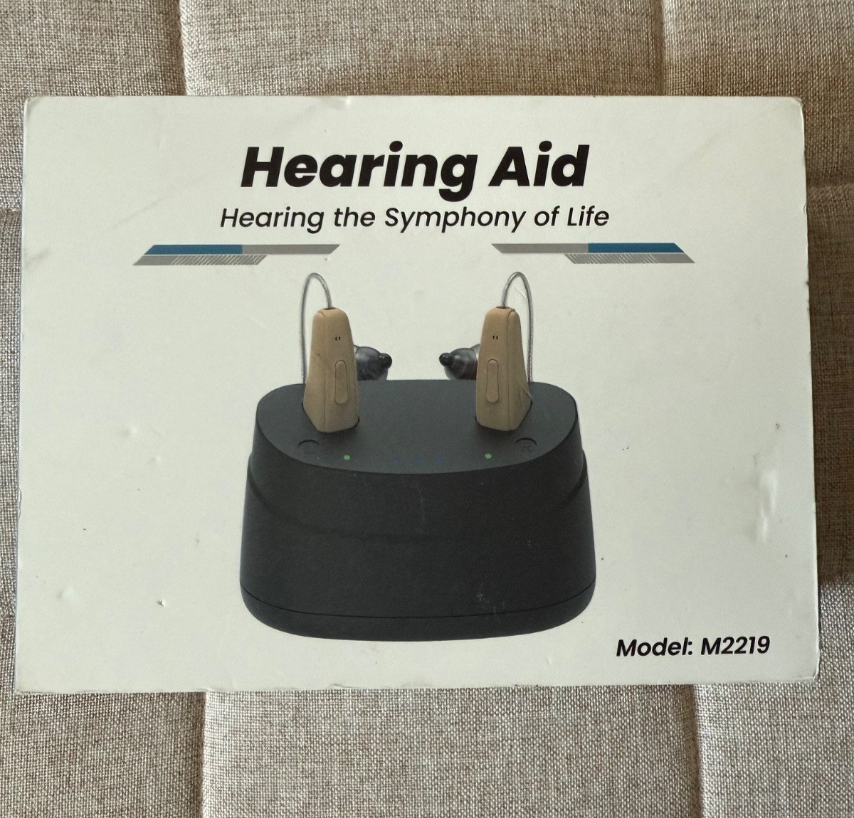 NVBOTY M2219 Hearing Aids Seniors Rechargeable 5-Level Volume OTC Noise Cancel