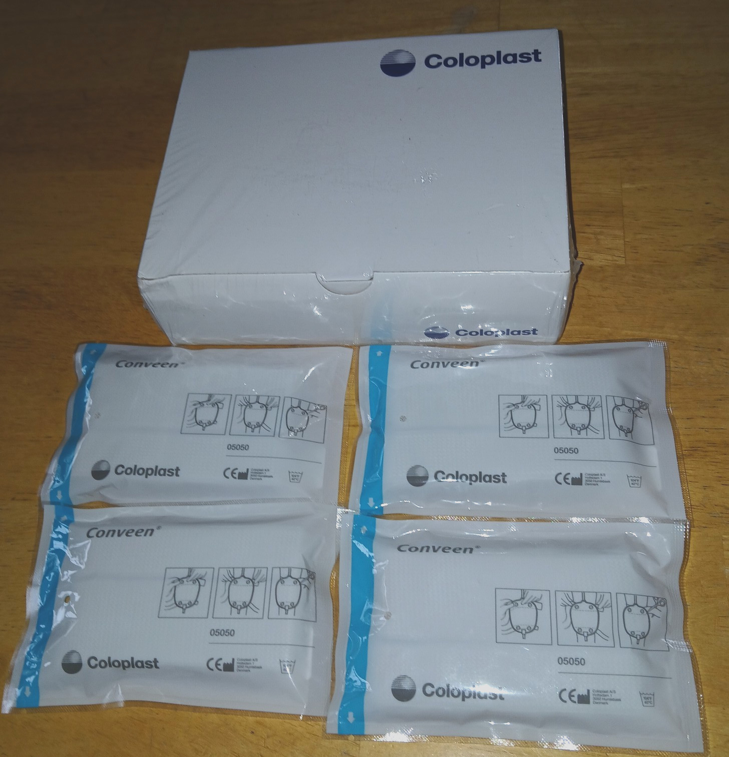 COLOPLAST CONVEEN 050500-25″ BOX OF 10-EXPIRES 1/25/27–BRAND NEW IN SEALED BOX+
