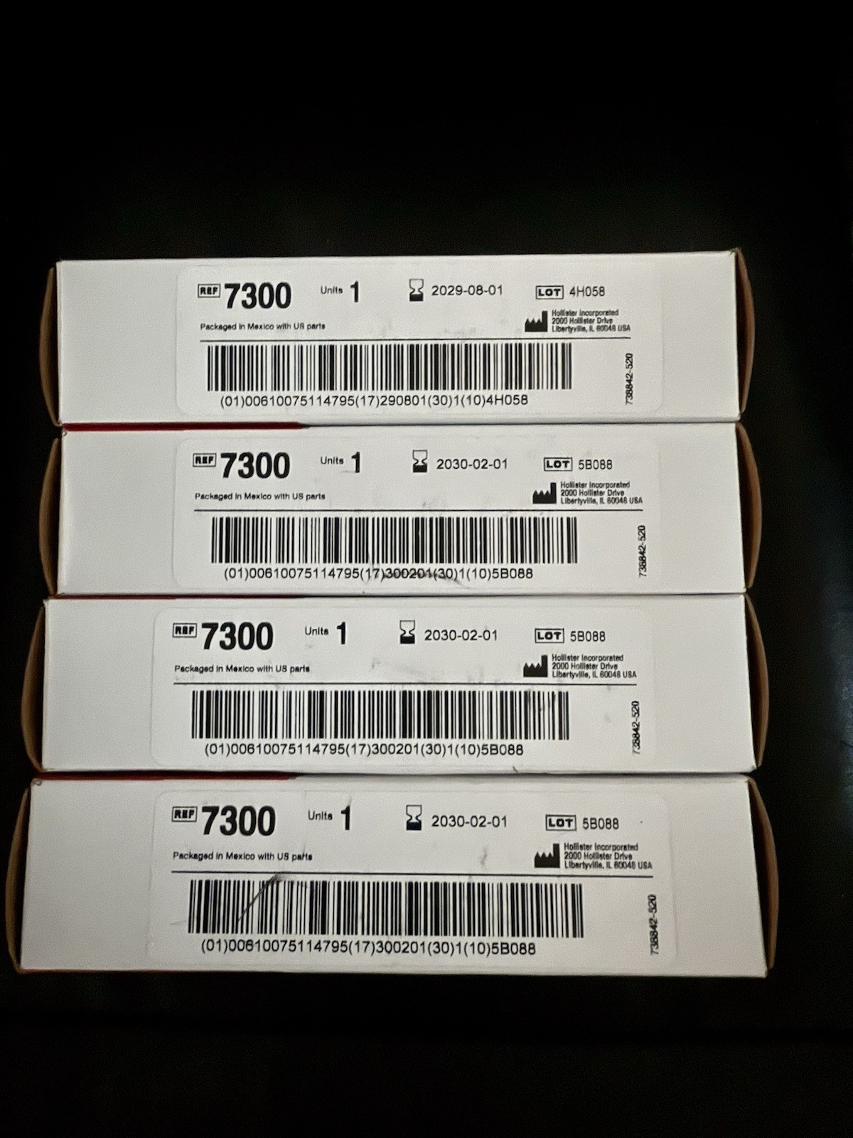 ADAPT 7300 Ostomy Belt Size Medium 23″-43″ Tan Lot of 4
