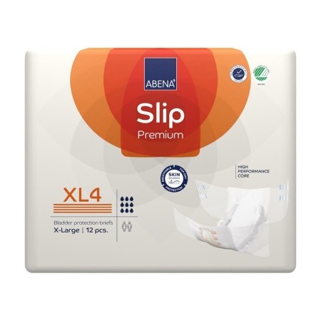 Unisex Adult Incontinence Brief Abena® Slip Premium XL4 X-Large Disposable Heavy
