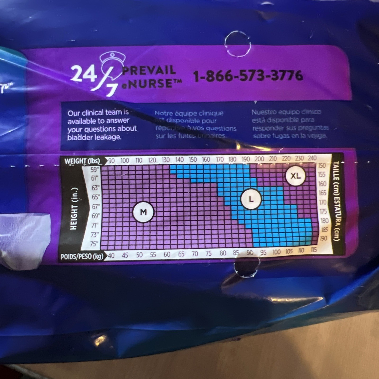 Prevail Per-Fit Daily Underwear L Women Extra Absorbency Odor Guard 18Ct PFW-513