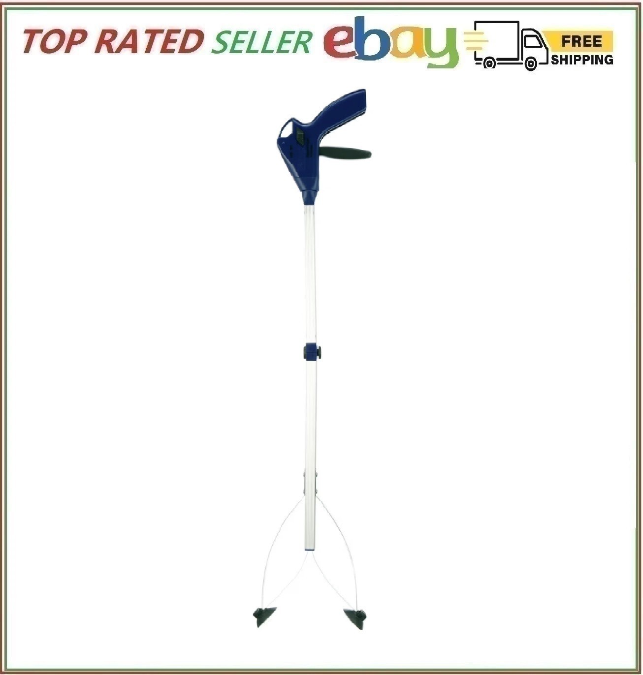 Gopher II Deluxe Pick Up & Reaching Aid, Blue, as Seen on TV