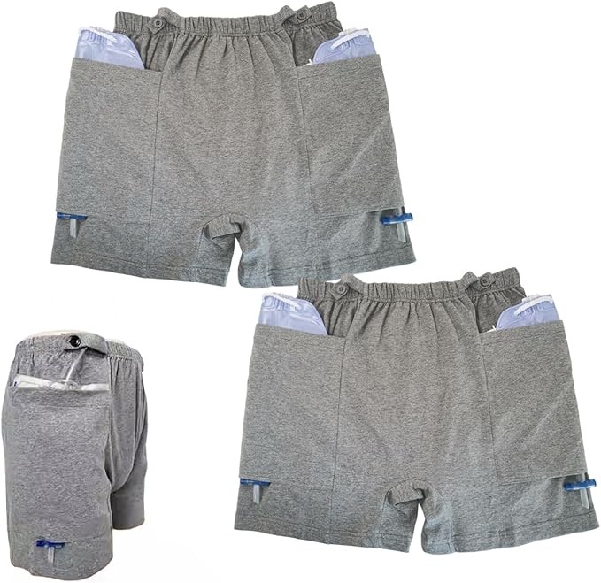 2 PCS Postoperative Care Ostomy Stoma Shorts for Nephrostomy Bag and Catheter…