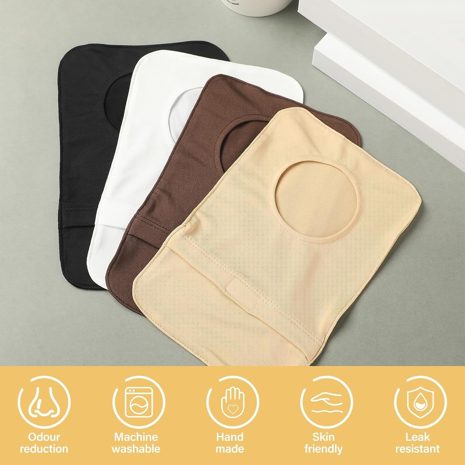 8 Pcs Stretchy Bag Cover Washable Pouch Liner for Women Men Lightweight Pouch…