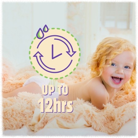 Unisex Baby Diaper Cuties® Size 1 Disposable Heavy Absorbency