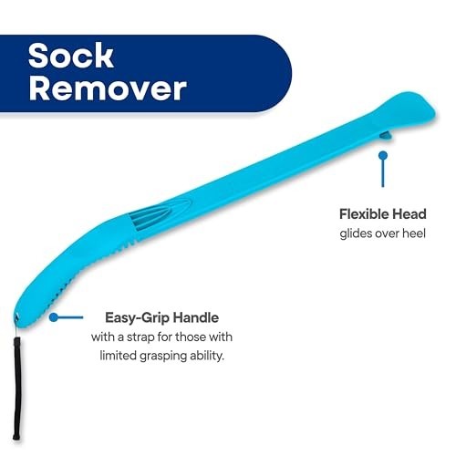 Sock Aid Kit for Men Women Limited Mobility Easy On Off Dressing Aid No Bending