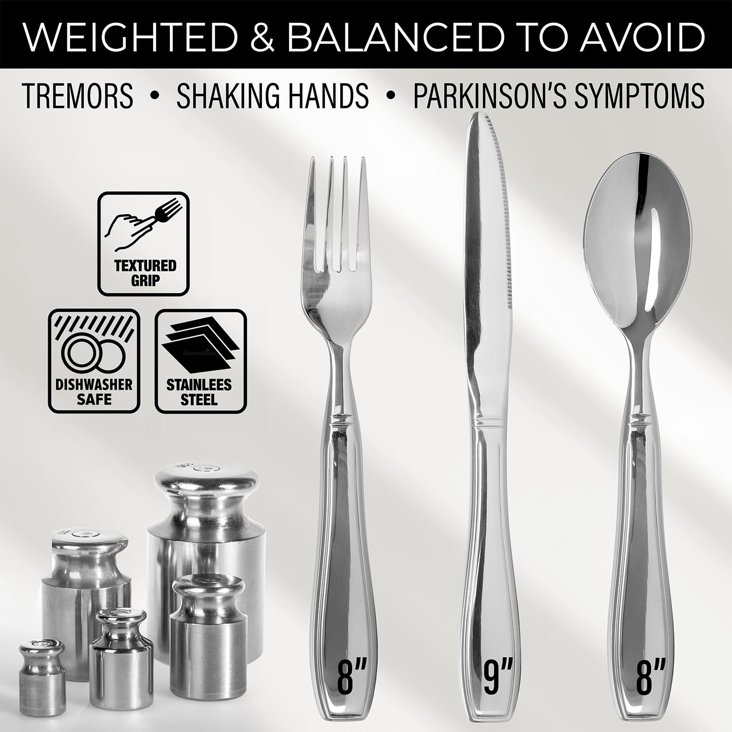 Shop Square Weighted Utensils For Hand Tremors And Parkinsons Patients – 3