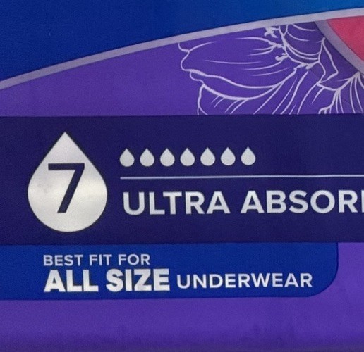 84 Always Discreet Incontinence Pads Ultra Absorbent Long #7 ( 2 Packs of 42 )