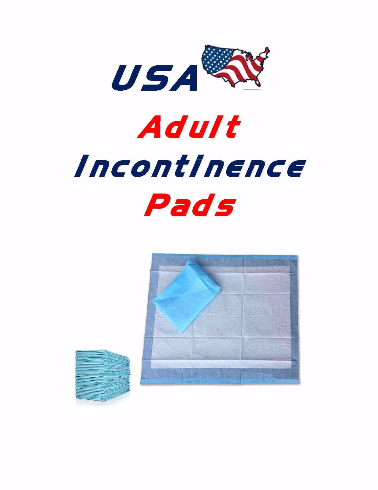 23×24″ 200ct USA Adult Disposable Incontinence Mattress-Furniture Security Pads