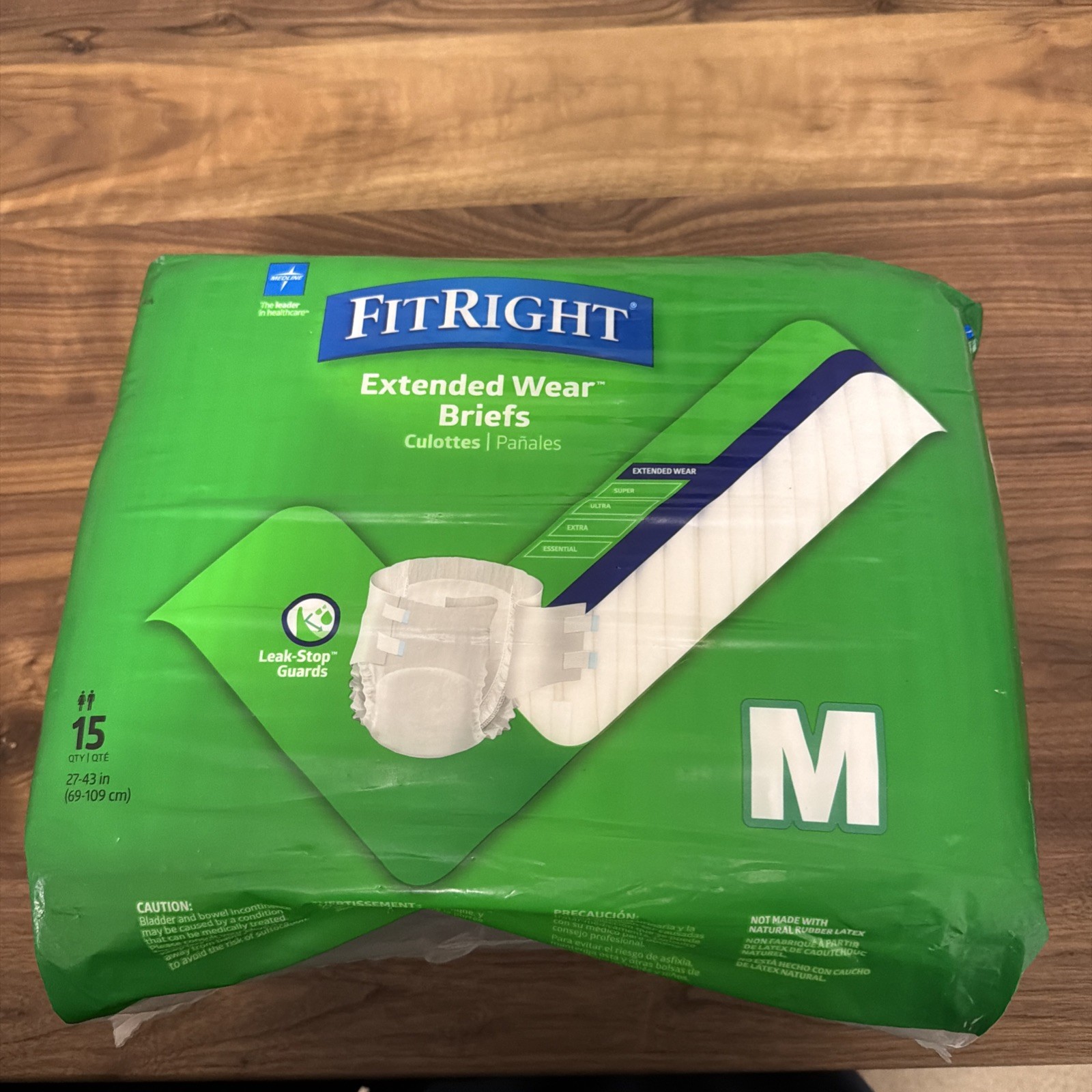 Medline Extended Wear Size M Adult Briefs (MTB80300)