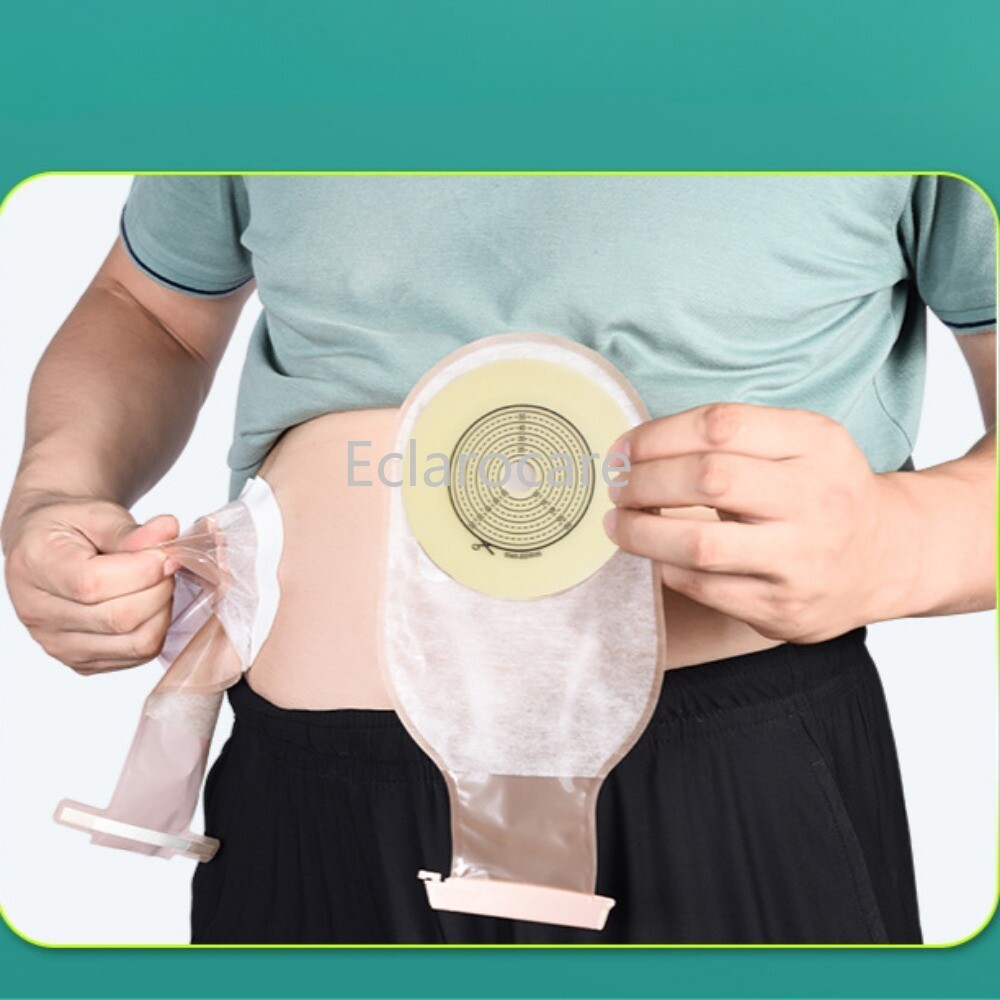 10x Secure Ostomy Stool Bag – Disposable One-Piece Anal Pouch for Colostomy Care