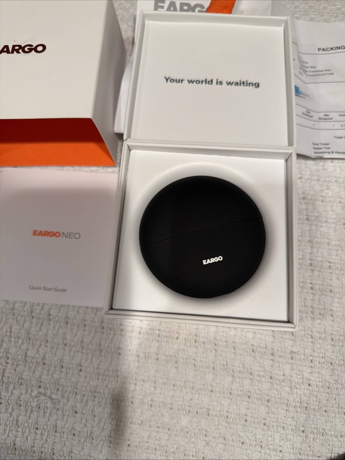eargo neo hifi hearing aids New In Box