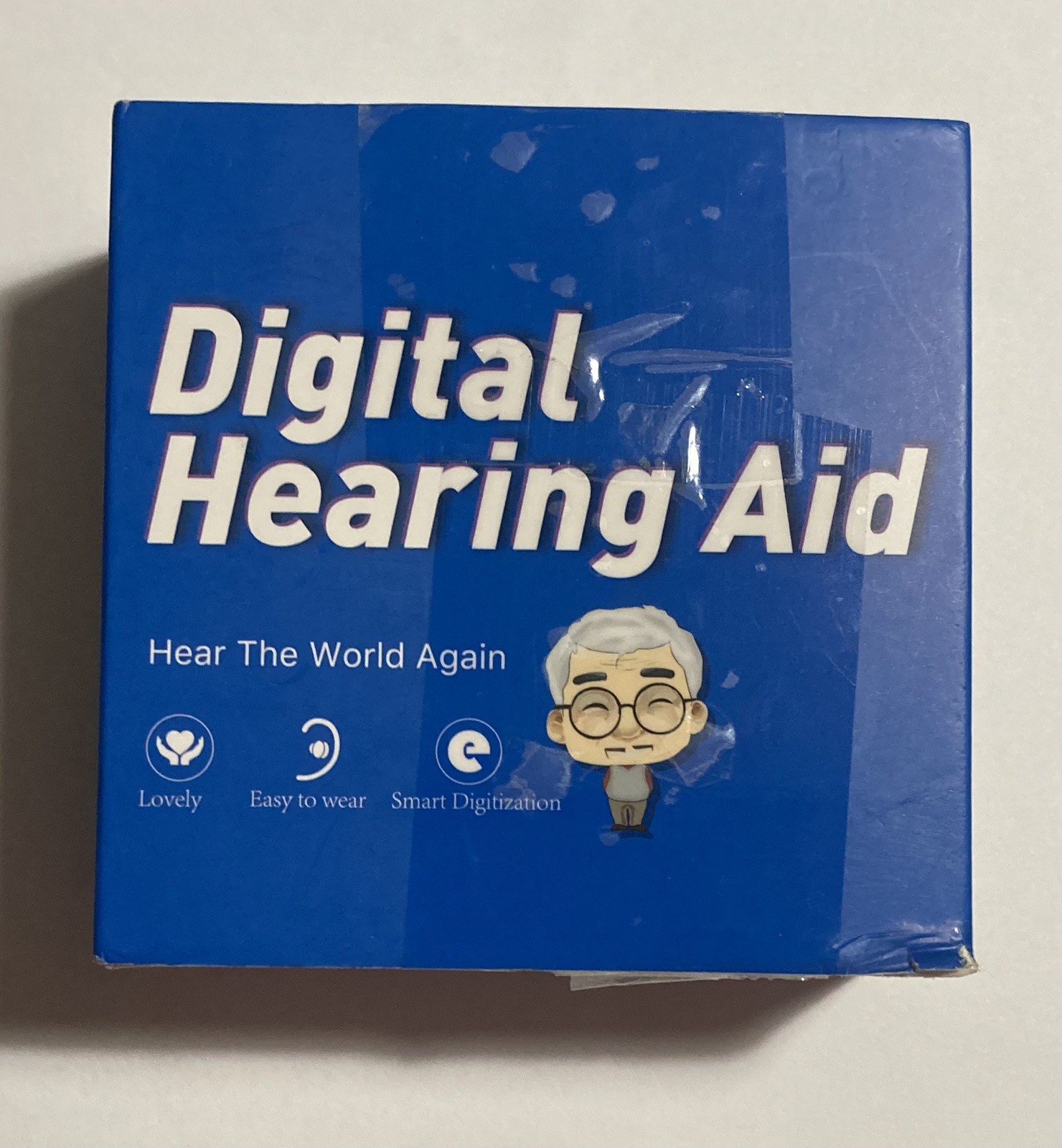 NIB ZR-G400 Hearing Aids Rechargeable Digital Noise Canceling Amplifier Beige