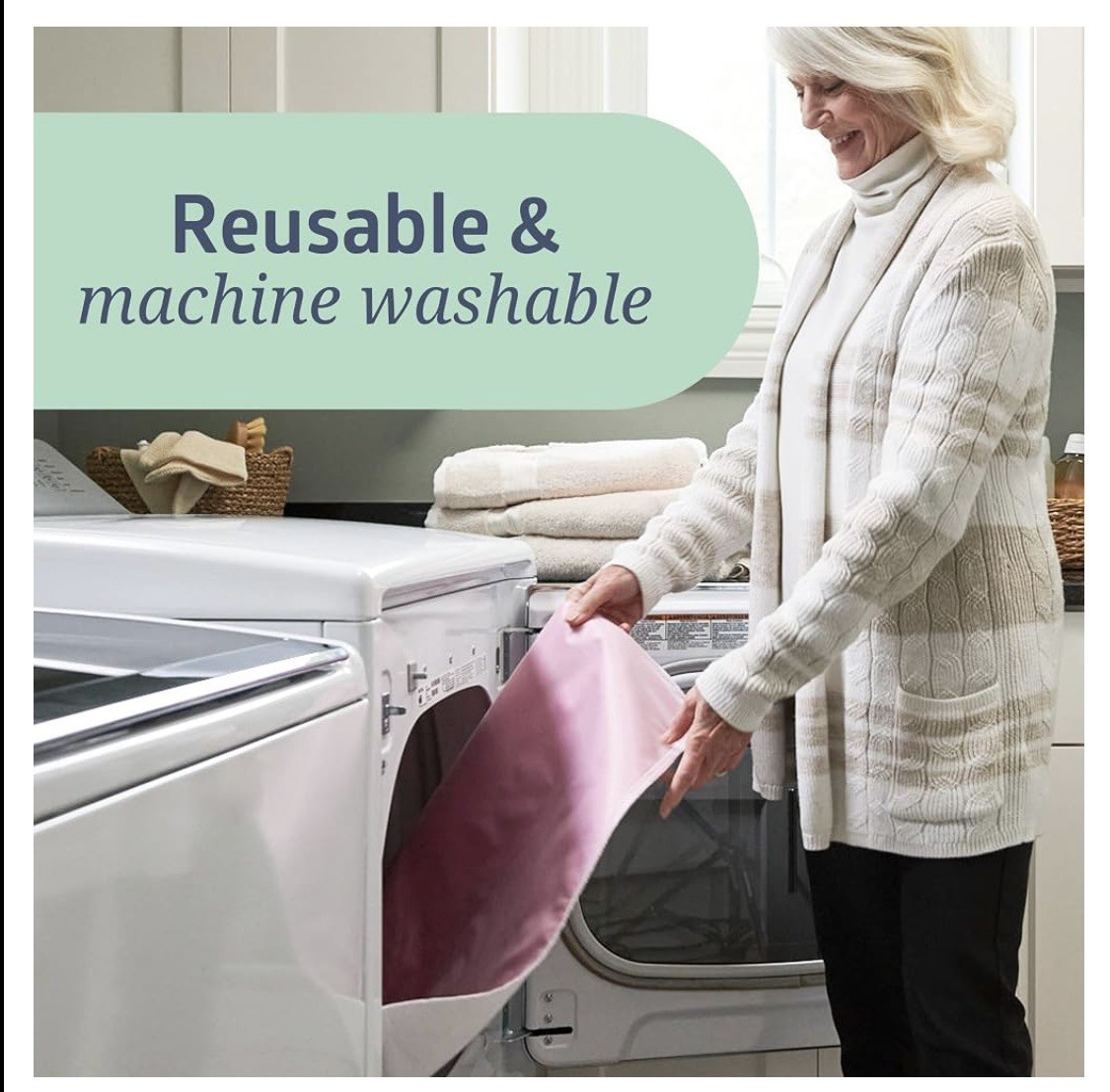 Medline Sofnit 300 Pack of 2 (32″x46″) HeavyDutyWashableReusable BedpadUnderpad