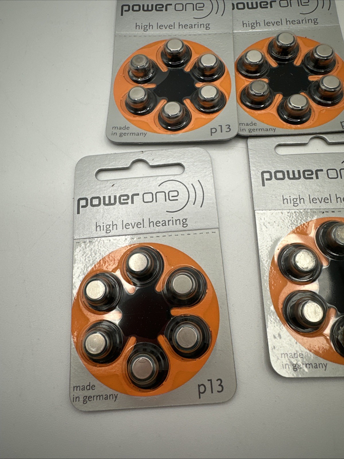 Power One – MERCURY FREE – PR48 P13 Hearing Aid Batteries (31 Pack) EXP 8/15
