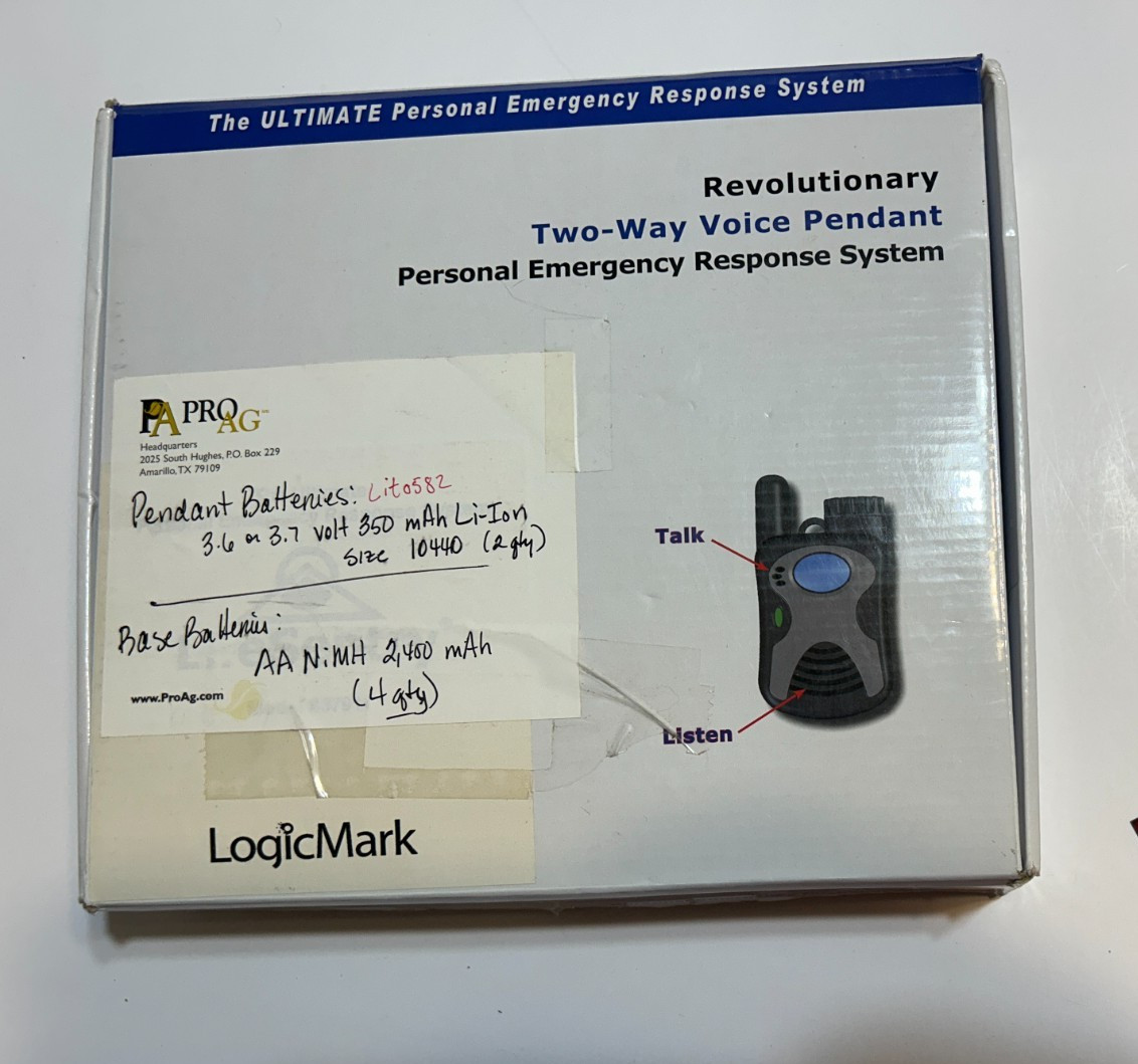 LifeSentry * 2 Way Personal Emergency Response System * Logicmark * New Open Box