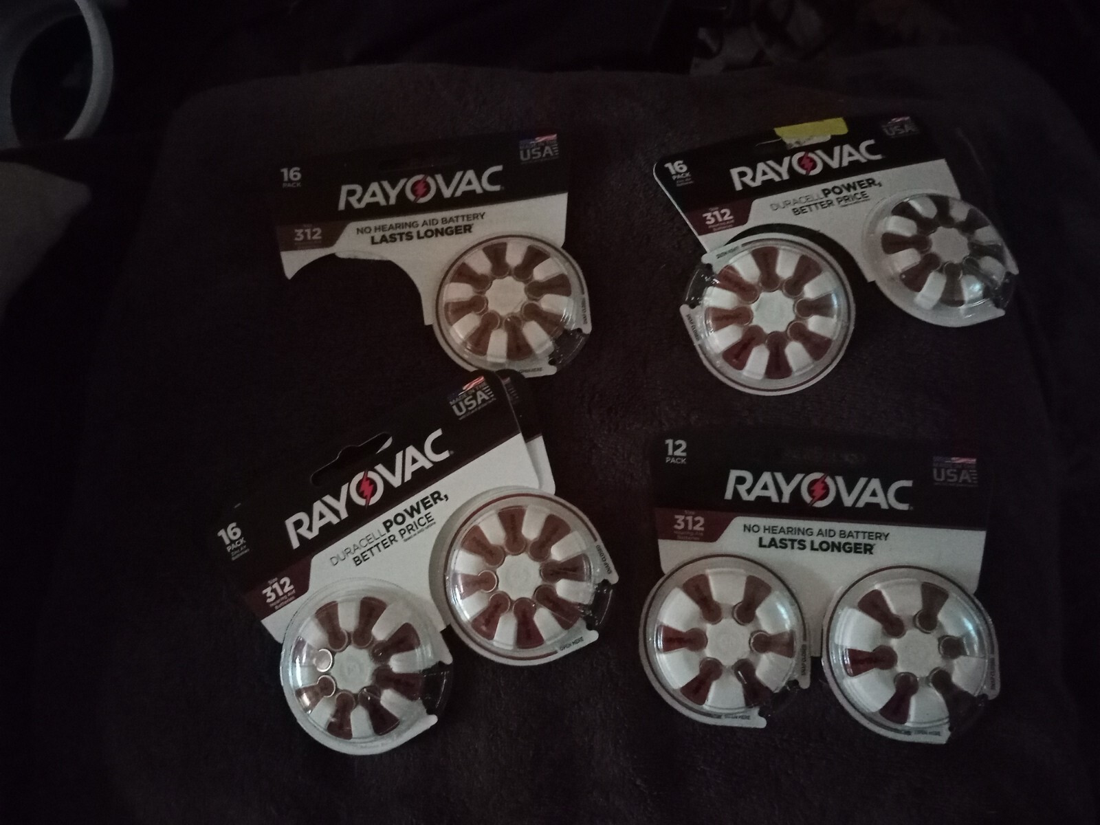Rayovac 312 Hearing Aid Batteries 52 Count .. Nov 2025