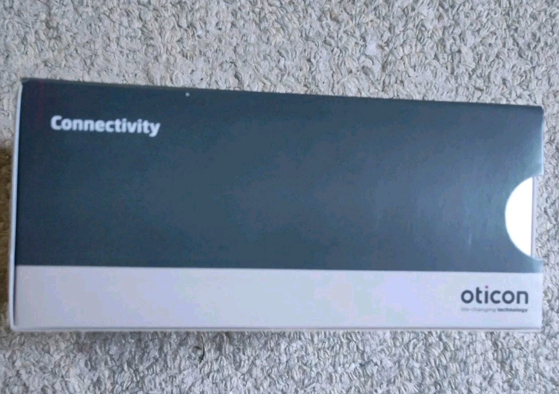 Oticon TV Adapter 3.0 2.4G BL Black Hearing Aid Accessory CE Certified