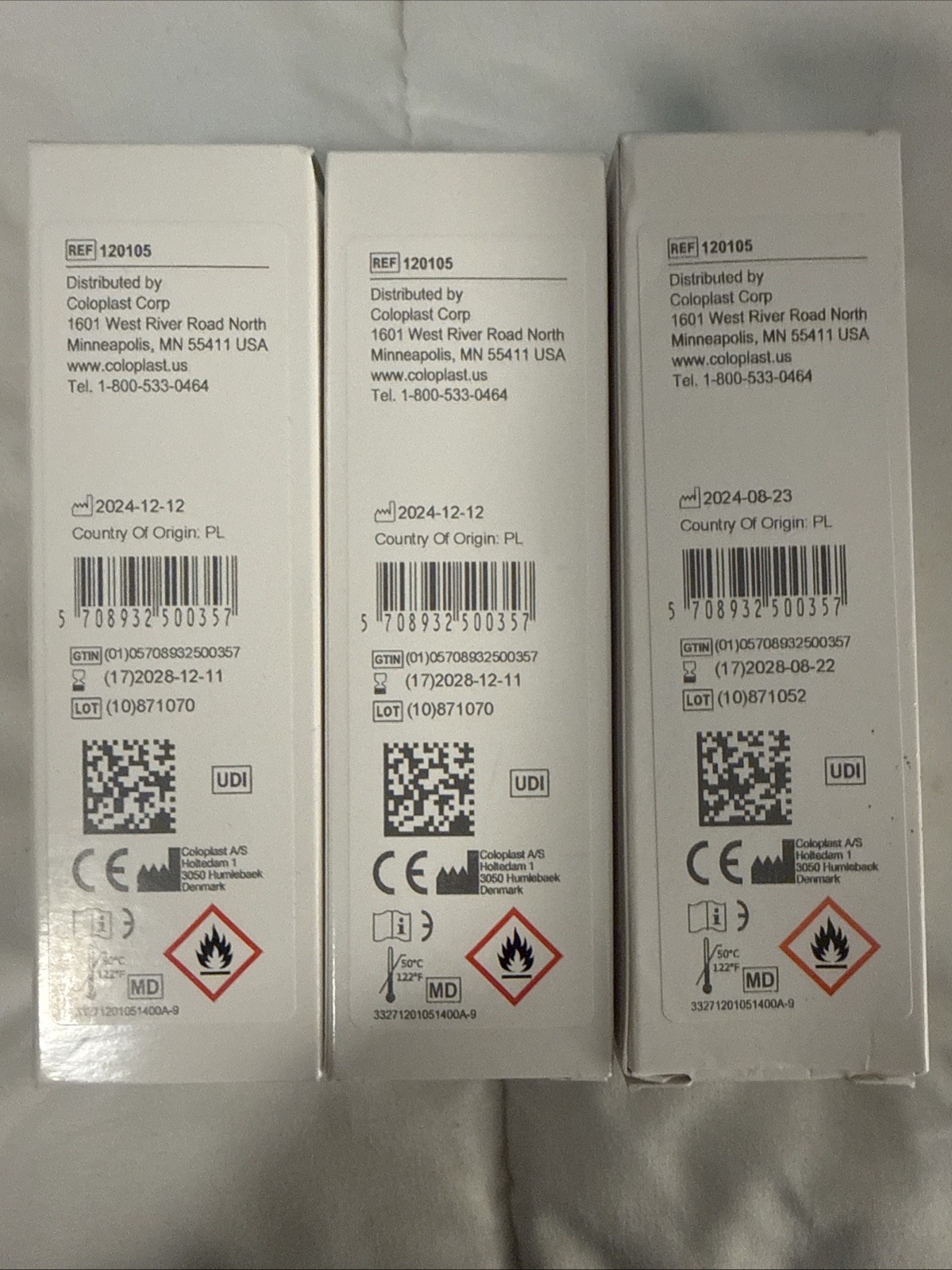 (3 Pack) Coloplast Brava (120105) Adhesive Remover Spray 1.7 Oz Exp 2028 NIB