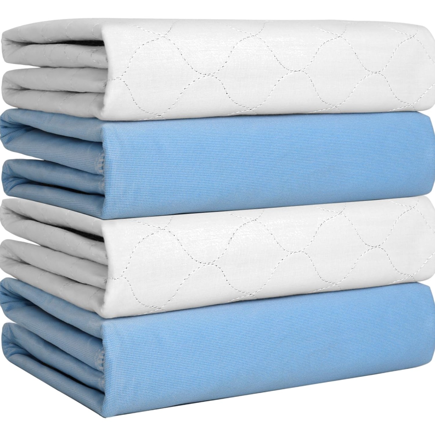 Heavy Absorbency Bed Pad, Washable and Reusable Incontinence Bed Underpads, 3…