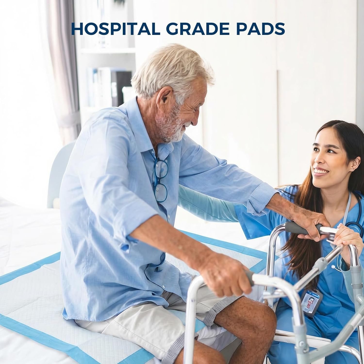 50 Pack XXL 30″x36″ Super Absorbent Disposable Underpads Bed Chux Pads