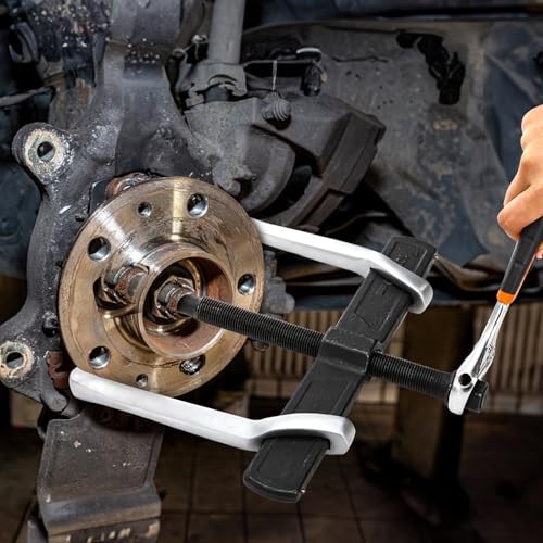 2-Jaw Gear Puller, 10 Inch Two Claws Puller Tool, Adjustable Steel Bearing