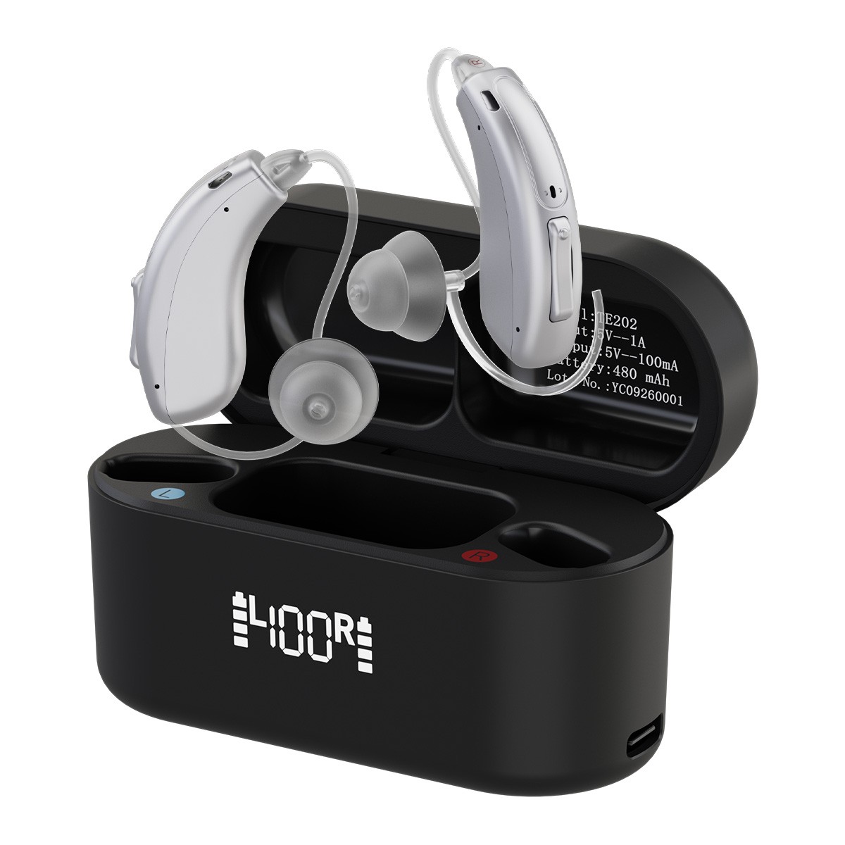 TE202 Rechargeable BTE Hearing Aid Tinnitus Masking for Moderate Hearing Loss