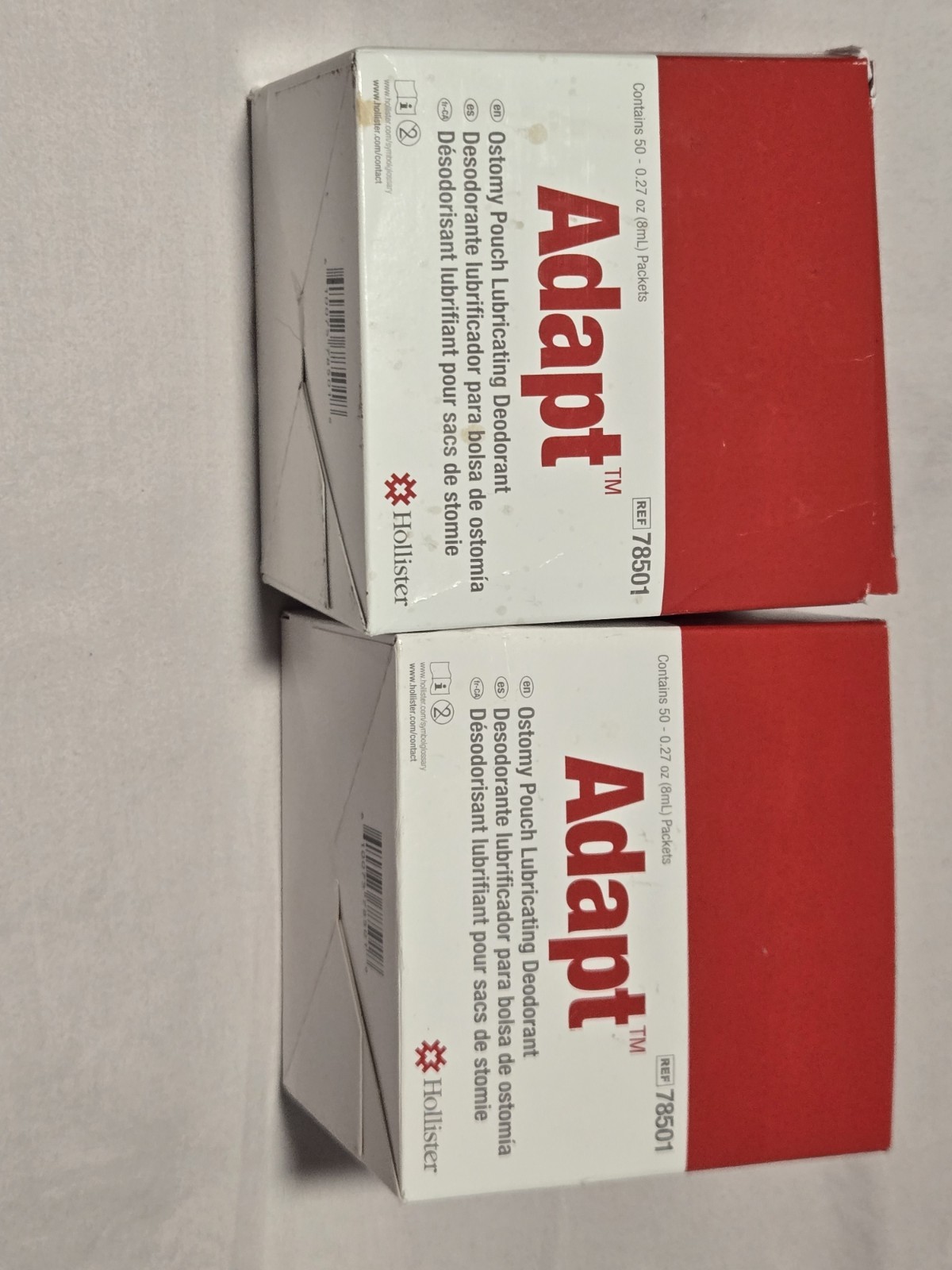 Hollister #78501 Adapt Ostomy Pouch Lubricating Deodorant, 50 per box