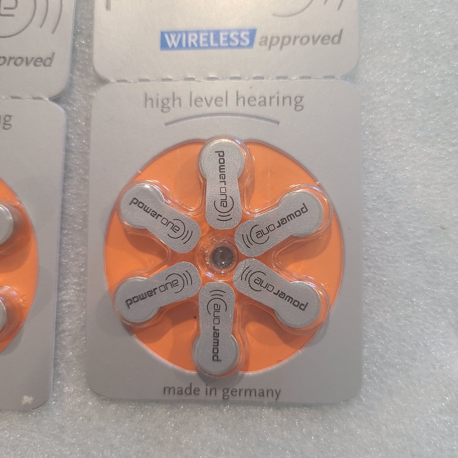 Power one size p13 Hearing Aid Batteries made in Germany Genuine 10 pks