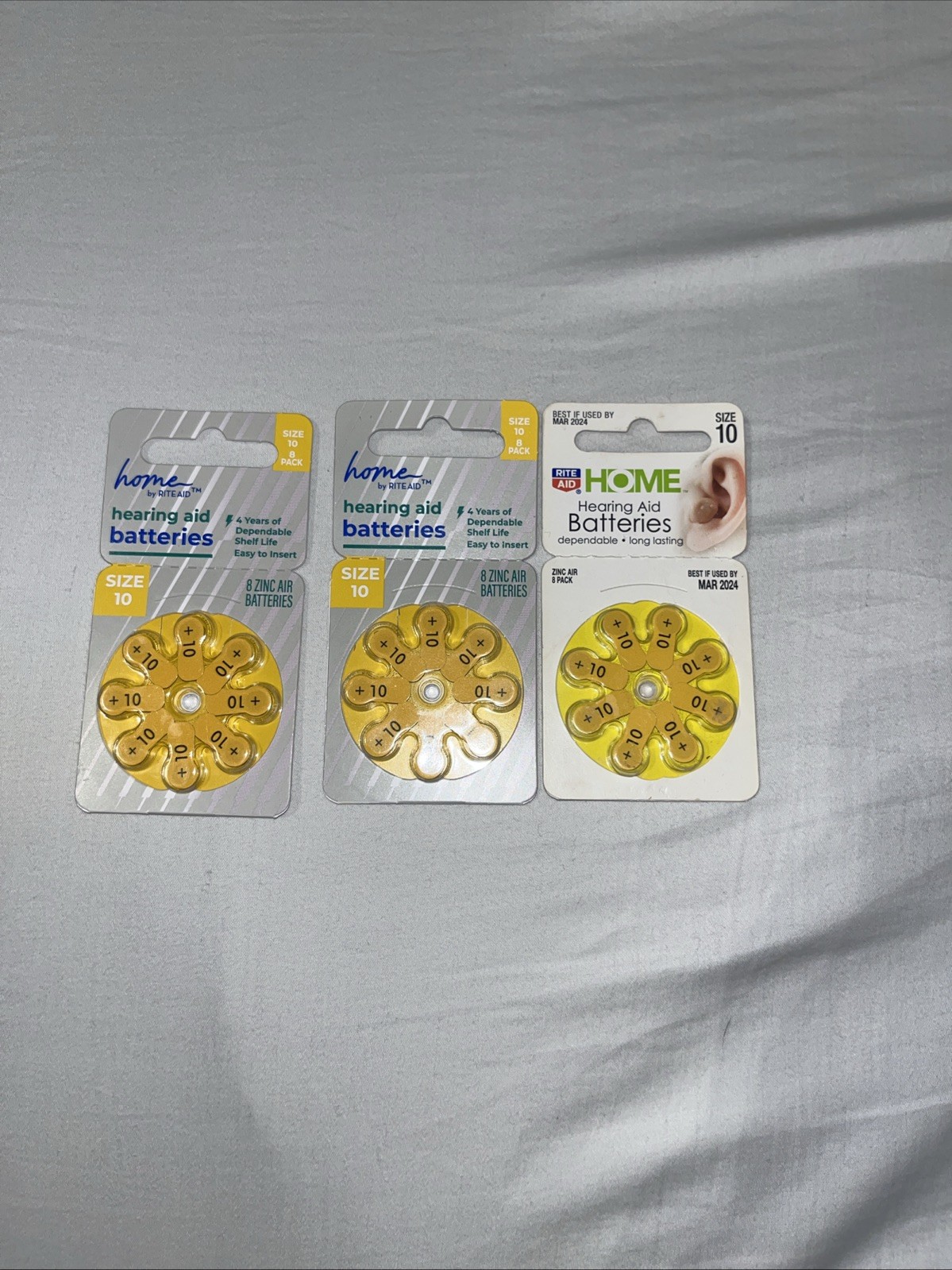 Hearing Aid Batteries HOME SIZE 10 (4 Years Of Dependable Shelf Life)