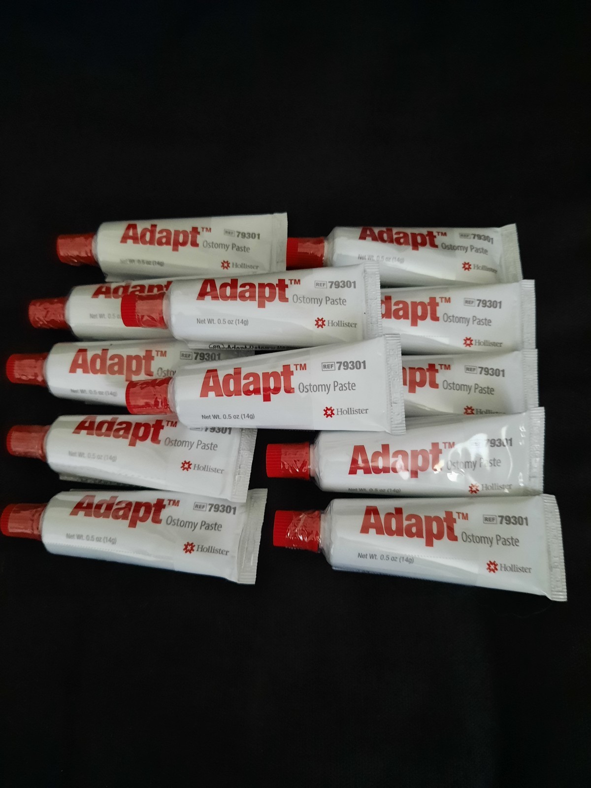 Hollister 79300 Adapt Stoma Paste 0.5 oz Tube Ostomy Skin Barrier Filler Lot 12