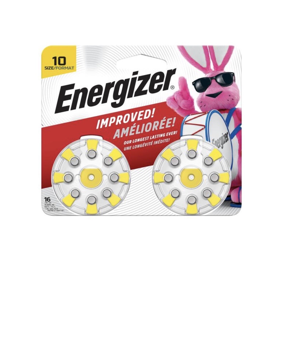 Energizer Hearing Aid Size 10 Batteries 16pk Expires 2025-09-16