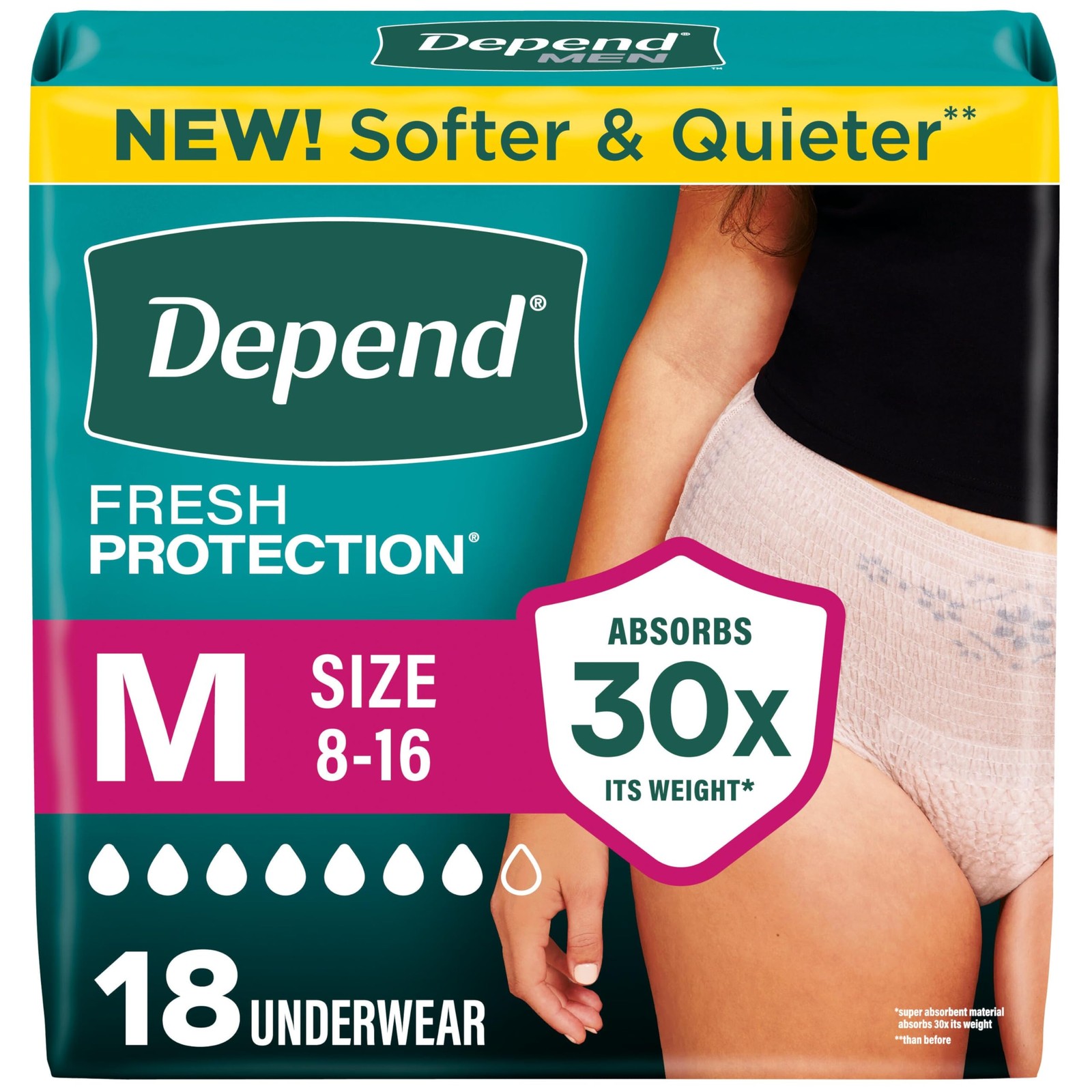 Fresh Protection Adult Diapers, Incontinence & Postpartum Bladder Leak Underwear
