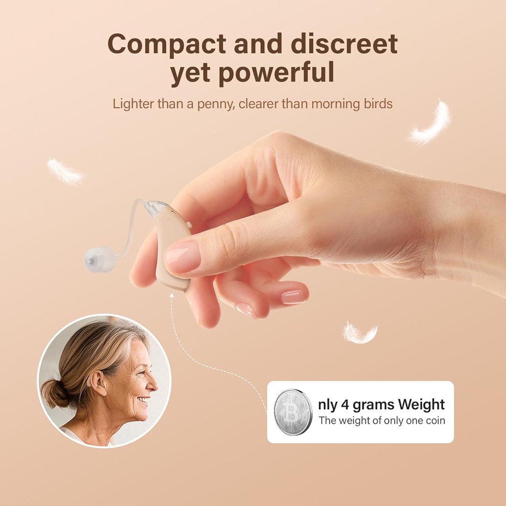 Hearing Aids for Seniors Rechargeable for Moderate to Severe Hearing Loss