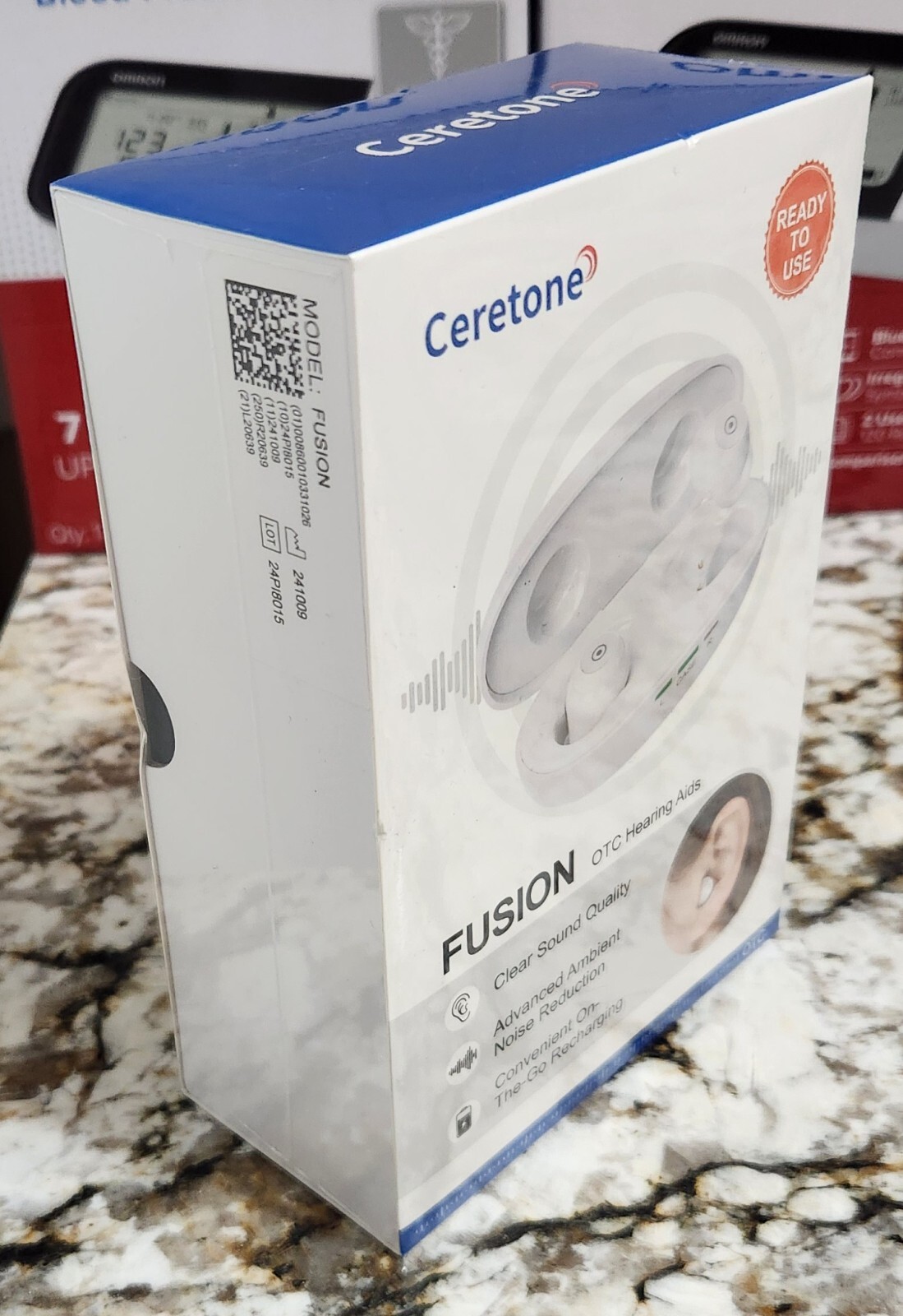 Ceretone Fusion Hearing Aids Model CE-A61AT NEW Sealed Unopened Box