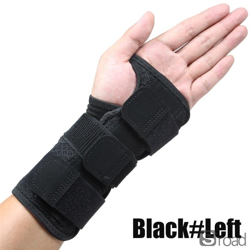 Adjustable Wrist Brace Double Spring Support For Carpal Tunnel Night Use