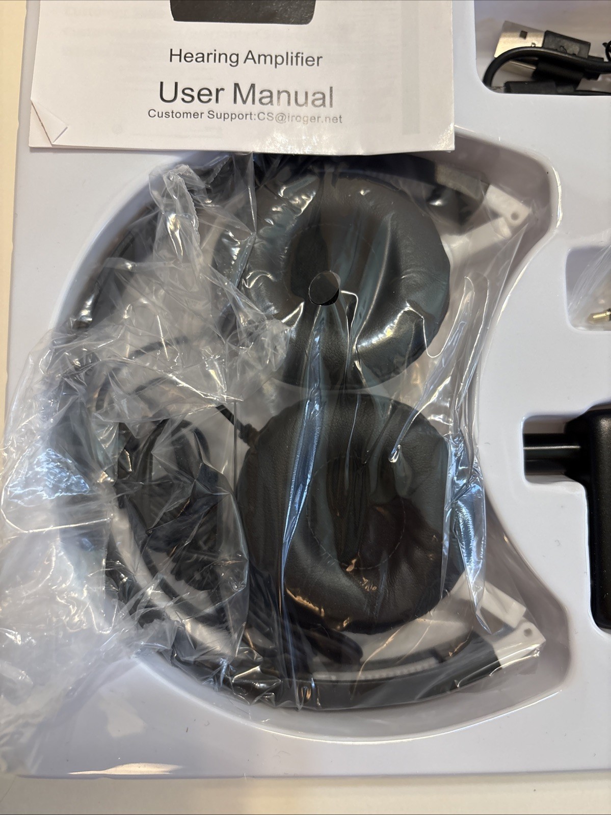 Iroger Hearing/Sound Amplifier Rechargeable Hearing Assistance Device OPEN BOX