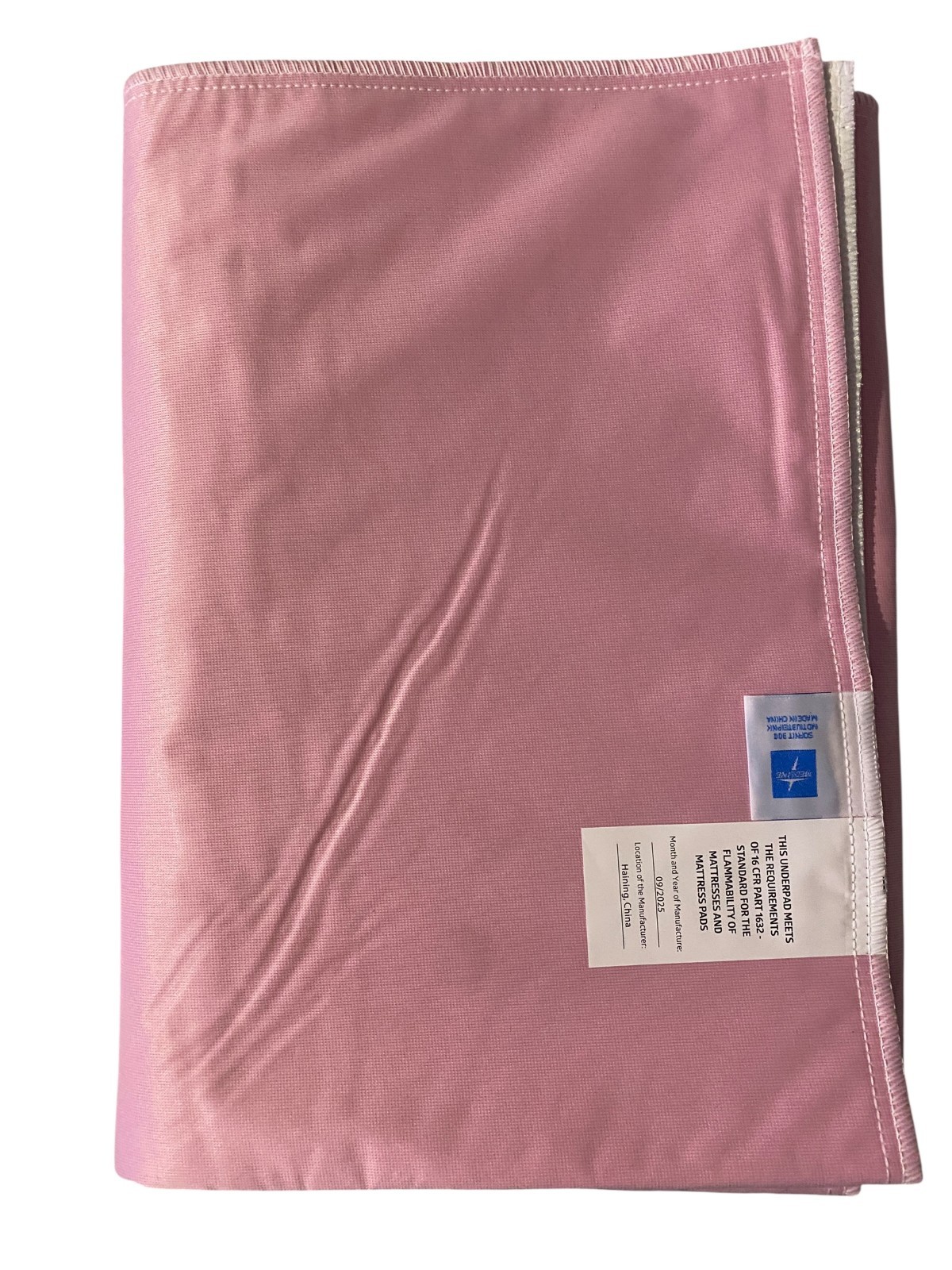Medline Pink Reusable Underpad Mattress Washable Incontinence Bed Pad 46×33.5
