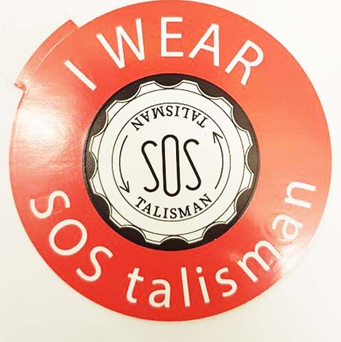 SOS Talisman Car Sticker (5) – New Design