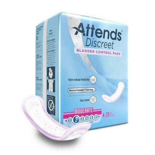 Bladder Control Pad Count of 20 By Attends