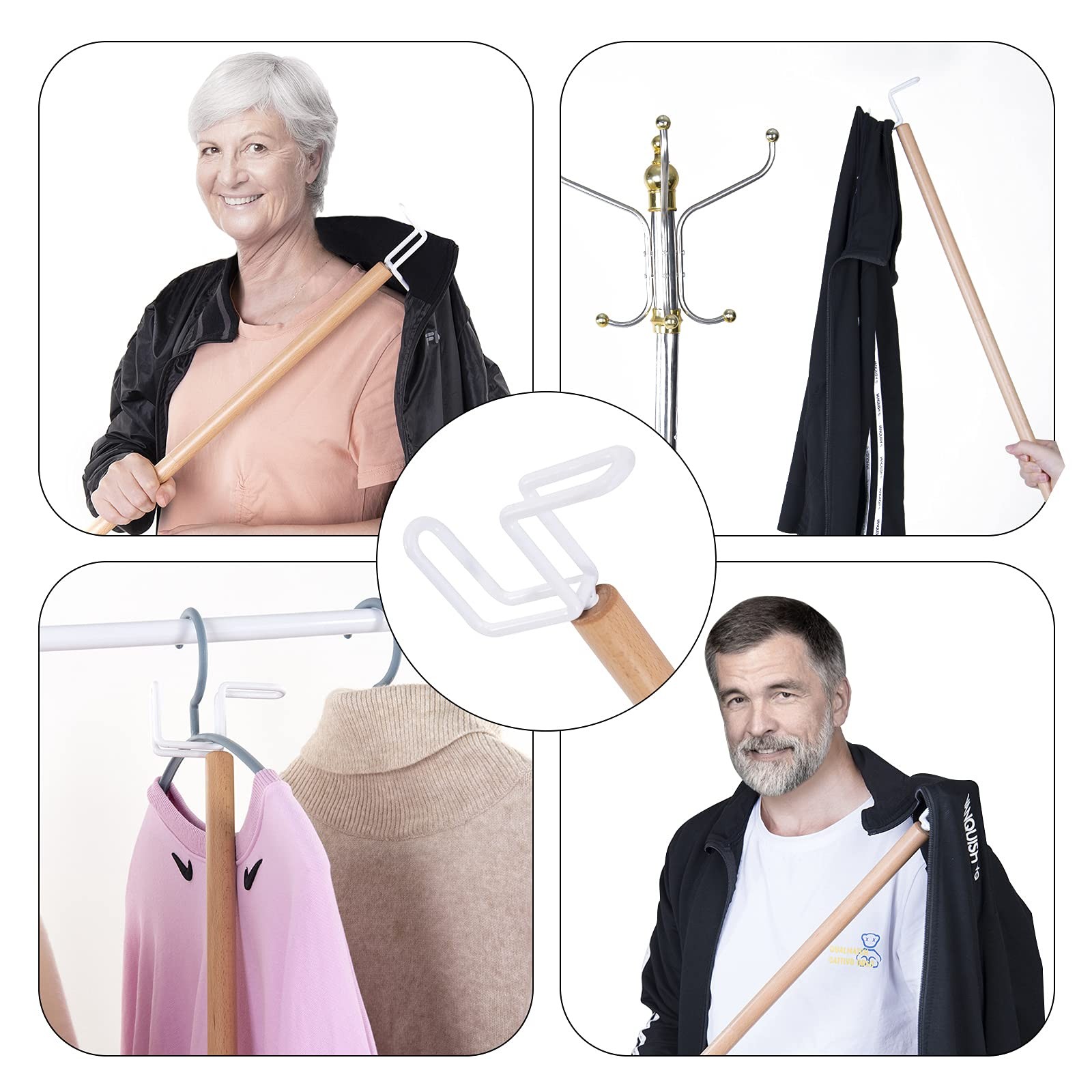 27″ Dressing Stick, Sock Remover Tool, Independent Living 27 Inch (Pack of 1)