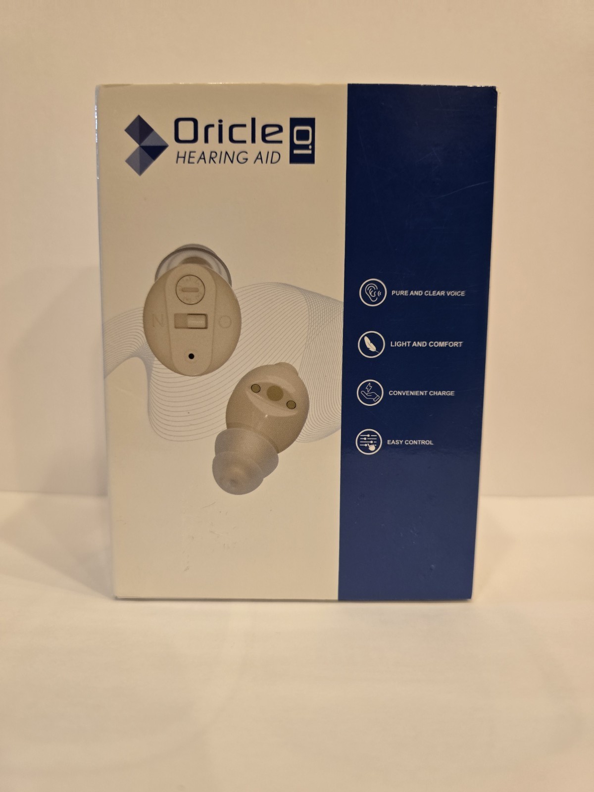 Oracle 1.0 Hearing Aids White Noise Cancellation Rechargeable Case Sealed
