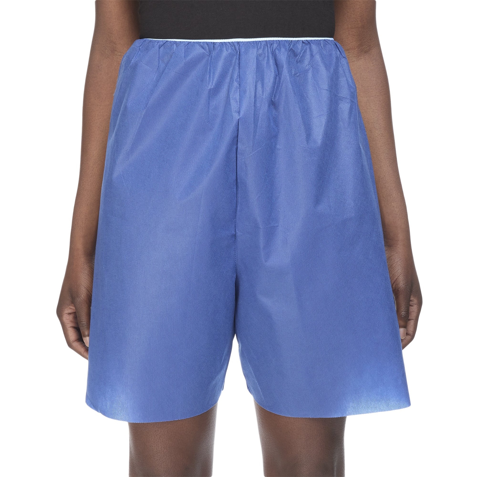 McKesson Adult Disposable Exam Shorts Blue Medium 25 Ct