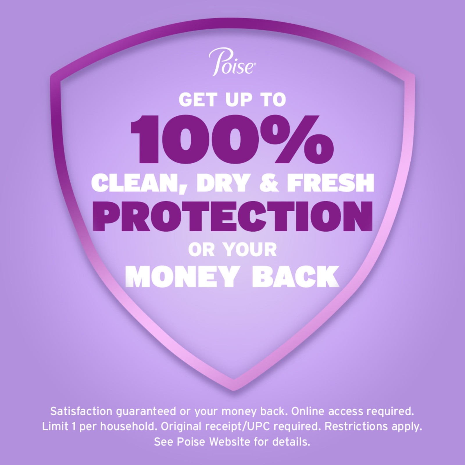 Poise Incontinence Pads for Women, 6 Drop Ultimate Absorbency, Regular Length