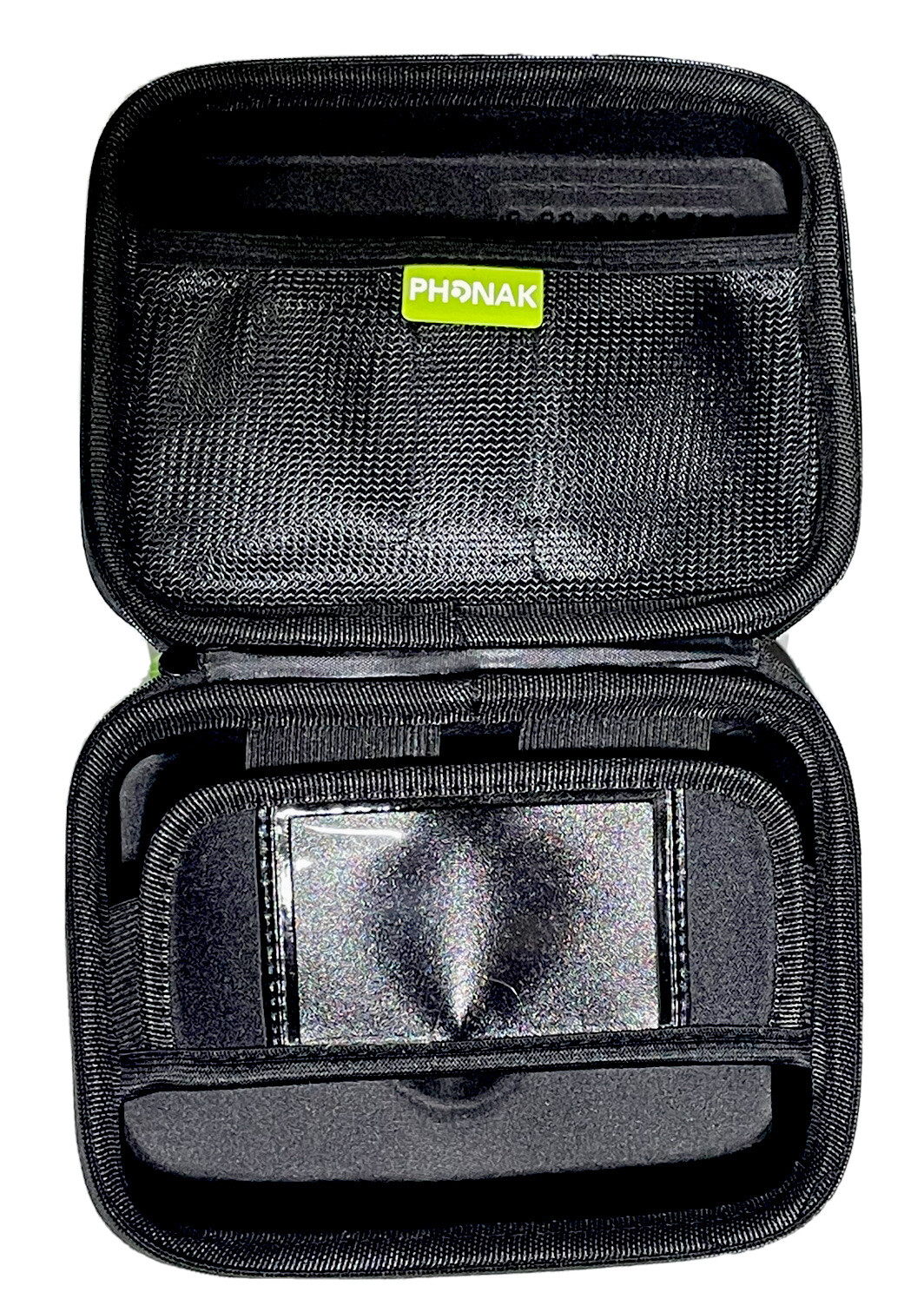 Phonak Storage Case Travel Hearing Aid Accessories 6″ x 5″ x 3″ Large Black New