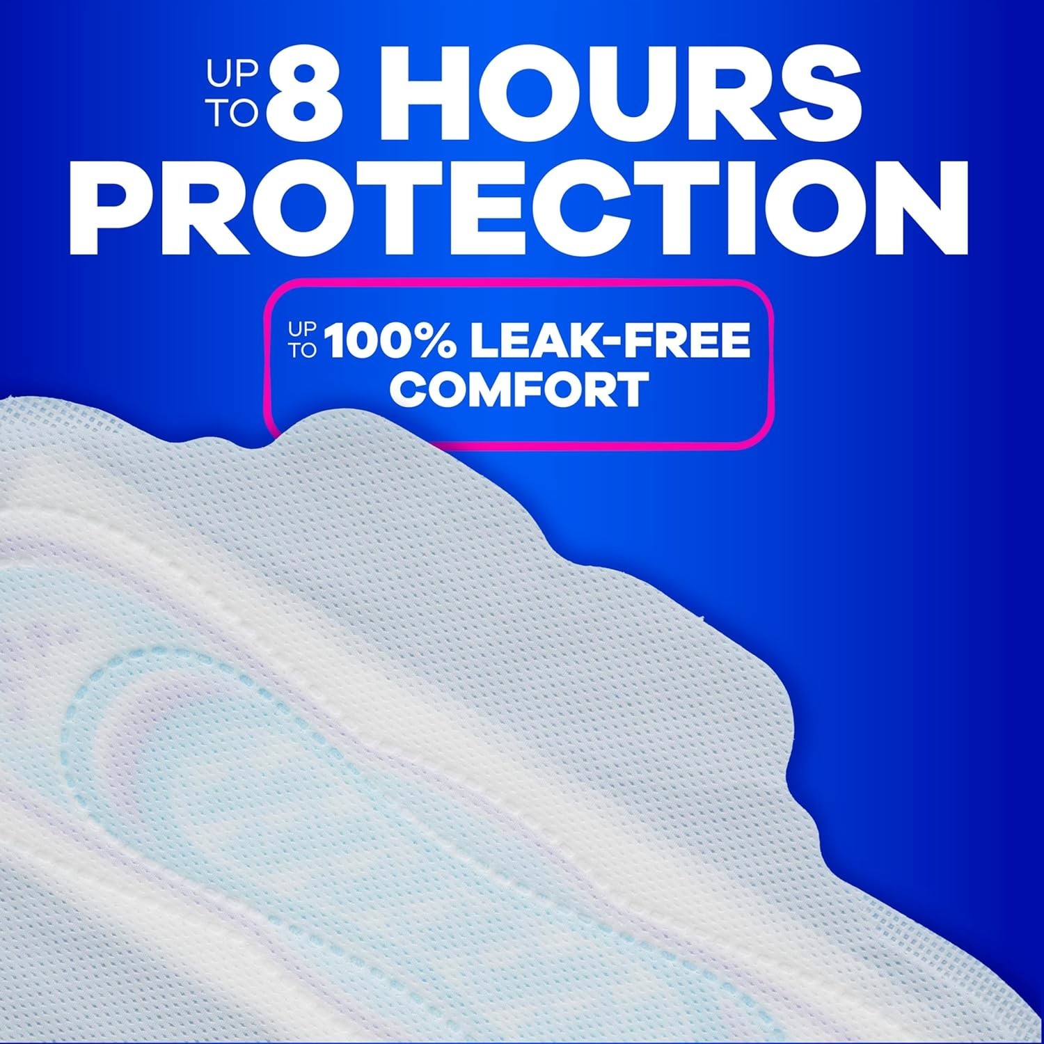 Always Ultra Thin Feminine Pads with Wings for Women, Size 1, Regular Absorbency