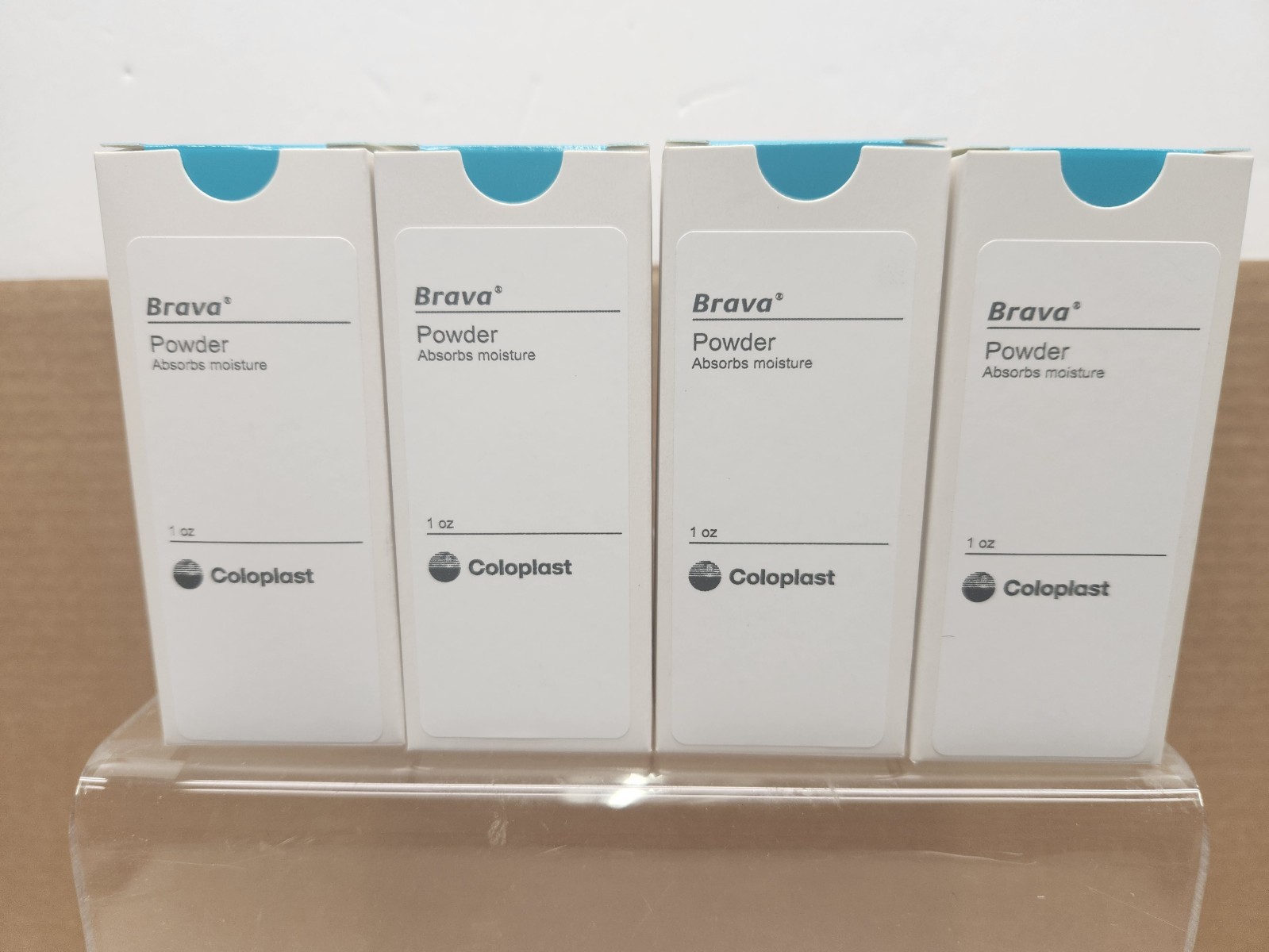 4 Coloplast 19075 Brava Ostomy Absorbing Powder 1oz Bottles SEE PICS
