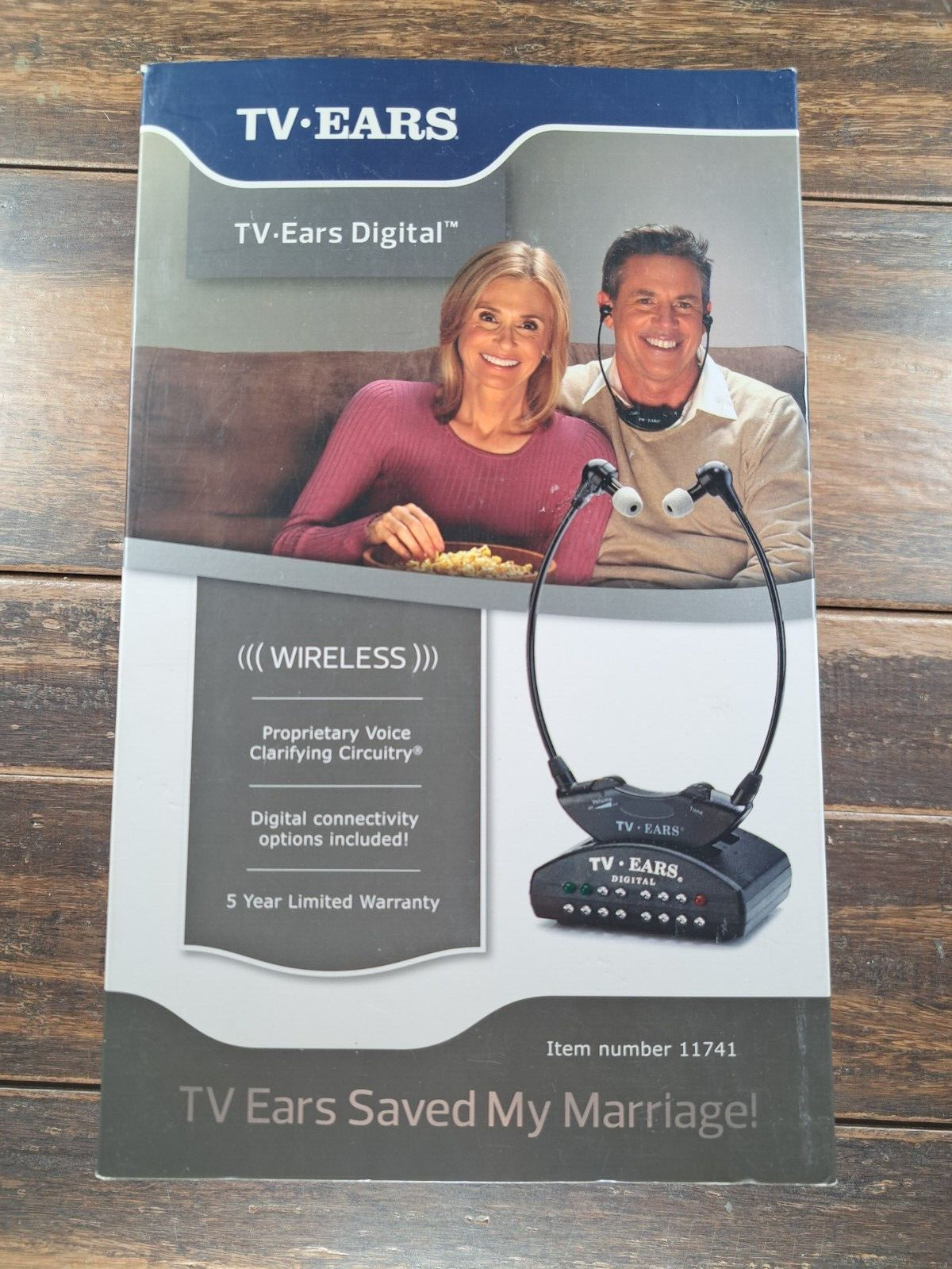 TV Ears Digital Wireless Headset System For TV 5.0 11741
