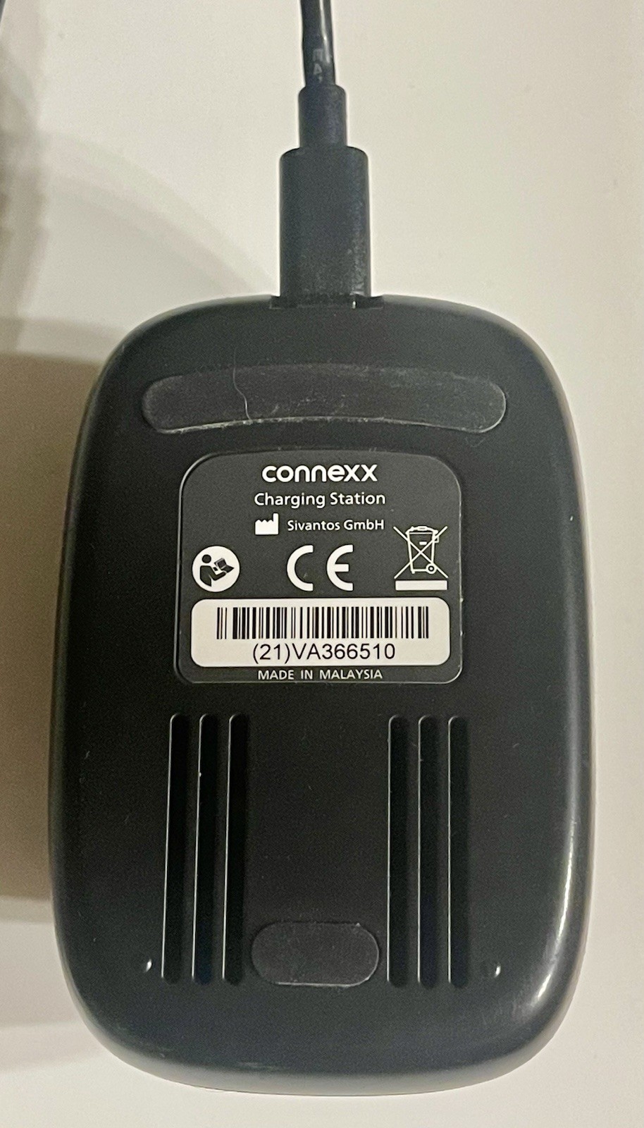 Connexx Hearing Aid Charging Station VA366510 Black USB Powered Plastic CE